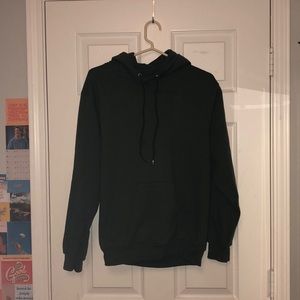 dark green hoodie